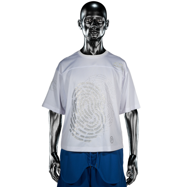 Mesh Fingerprint Jersey℗ - Glitta/White