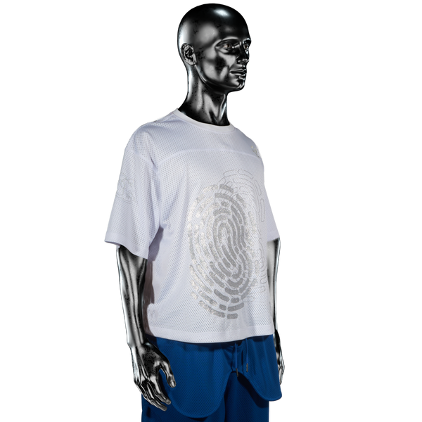 Mesh Fingerprint Jersey℗ - Glitta/White