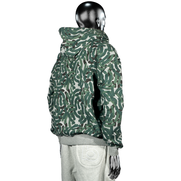 Zip Hoodie - City Camo℗ Jungle Green