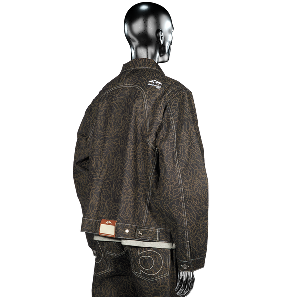 DigiCamo℗ Raw Denim Jacket - Dark Blue