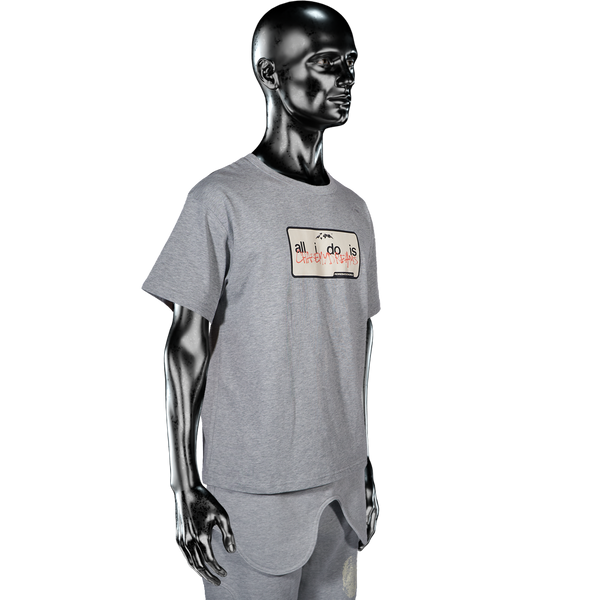 ALL I DO IS CHASEMYDREAMS T-shirt - Heather Grey