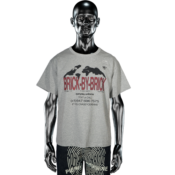 Brick℗ Hotline T-shirt - Heather Grey