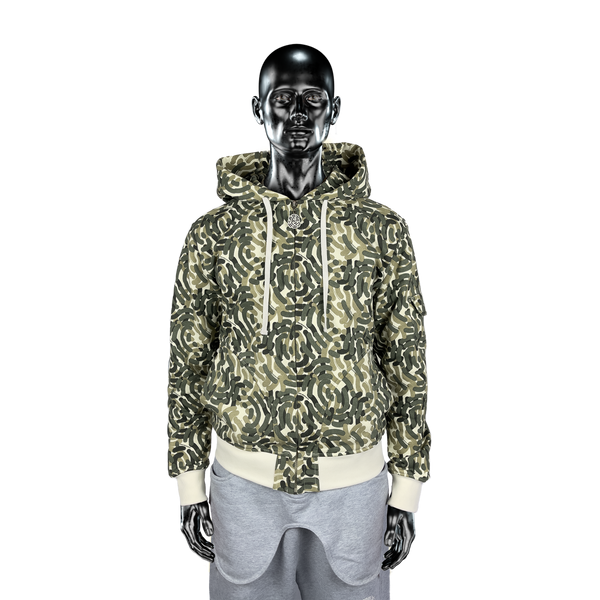 Signature Zip - Forest green Camo℗