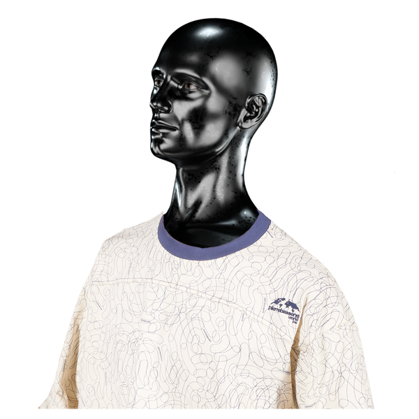 Longsleeve T-shirt - Cream/Blue Digital Camo℗