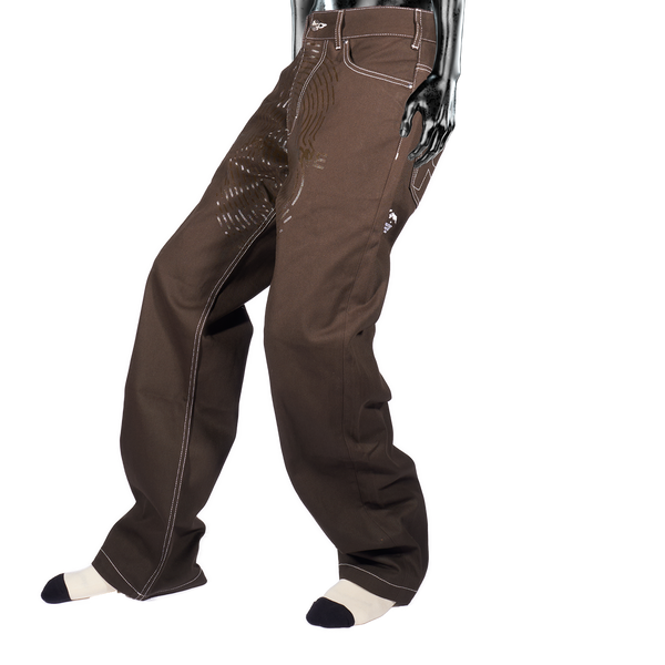 Fingerprint Denim - Mud Brown