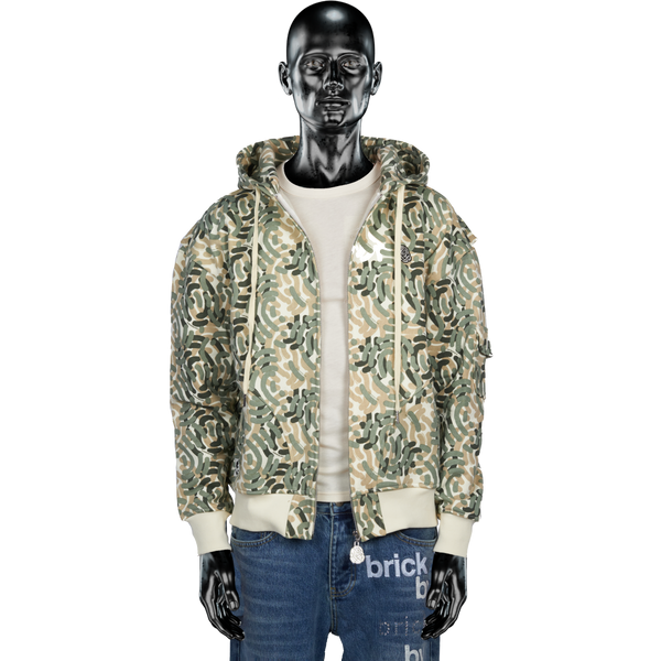 Signature Zip - Forest green Camo℗