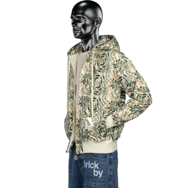 Signature Zip - Forest green Camo℗