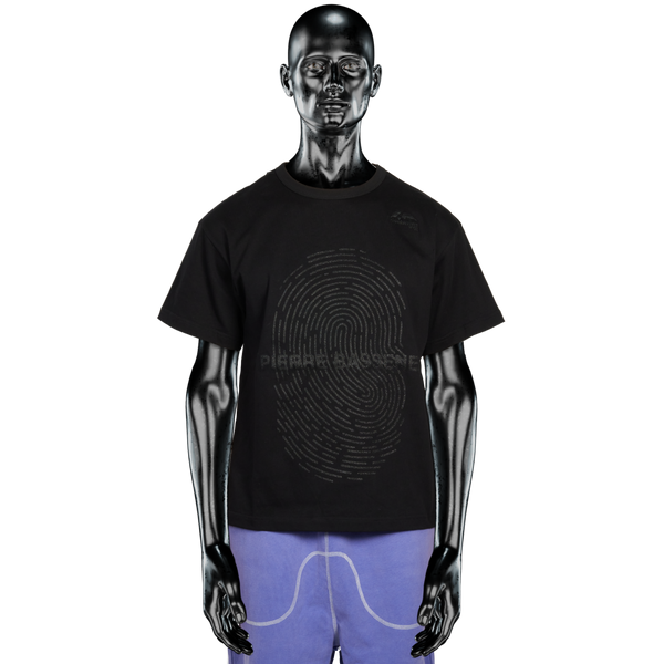 Black Glitta℗ Fingerprint T-shirt - Black