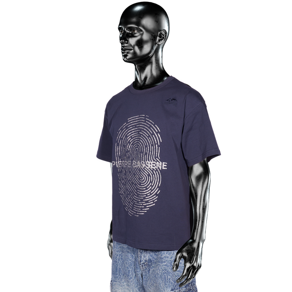 Glitta℗ Fingerprint T-shirt - Navy Blue