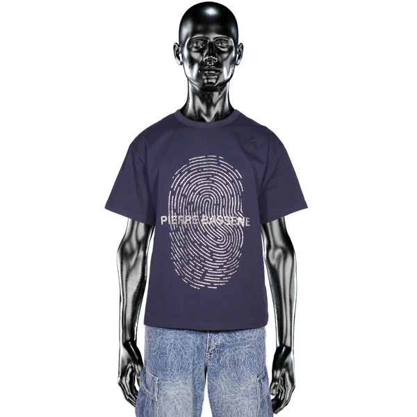 Glitta℗ Fingerprint T-shirt - Navy Blue