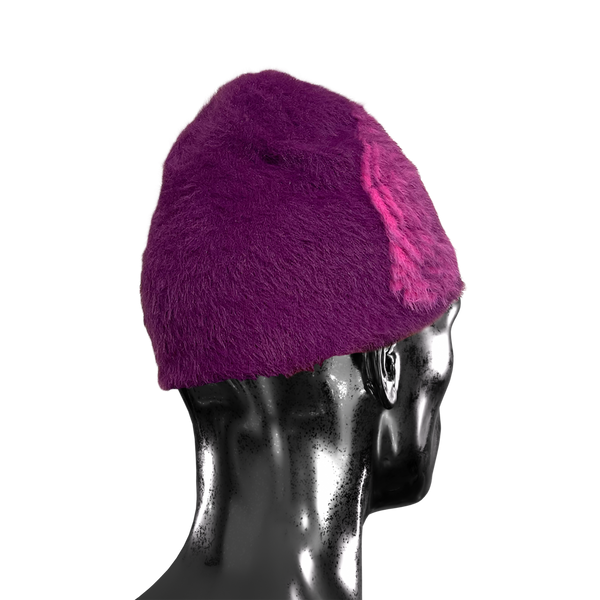 Mohair Beanie - Fuchsia