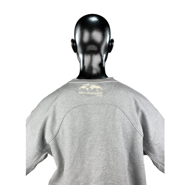 Military Crewneck℗ - Heather Grey