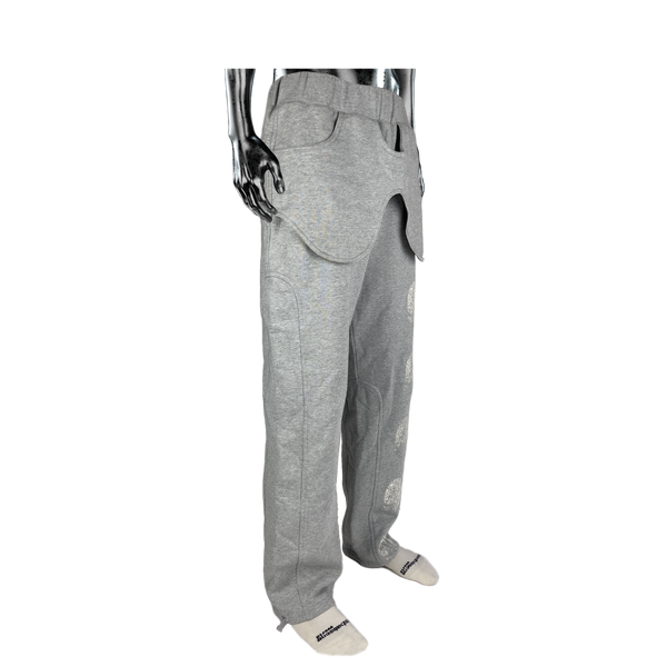 Paneled Sweatpants℗ - Heather Grey