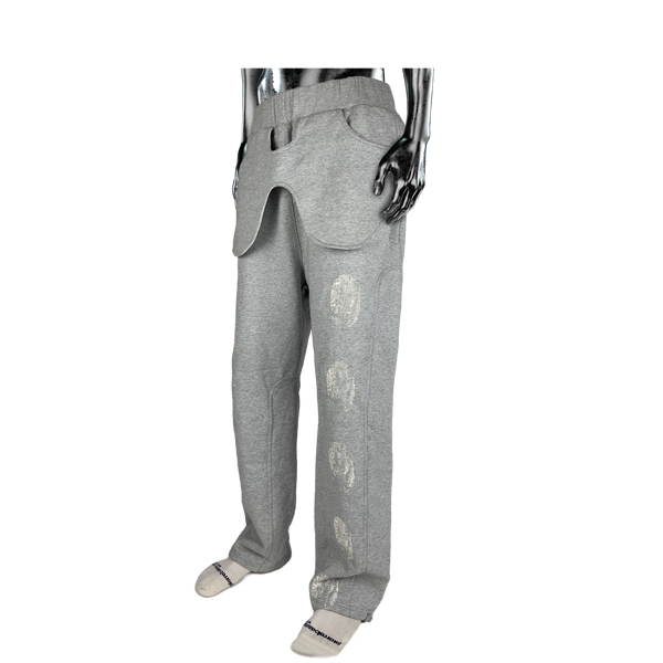 Paneled Sweatpants℗ - Heather Grey