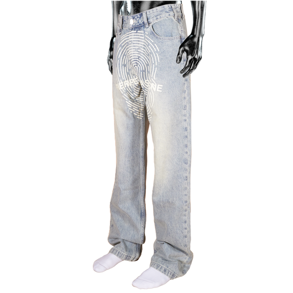 Fingerprint LightWash Denim - Light Blue