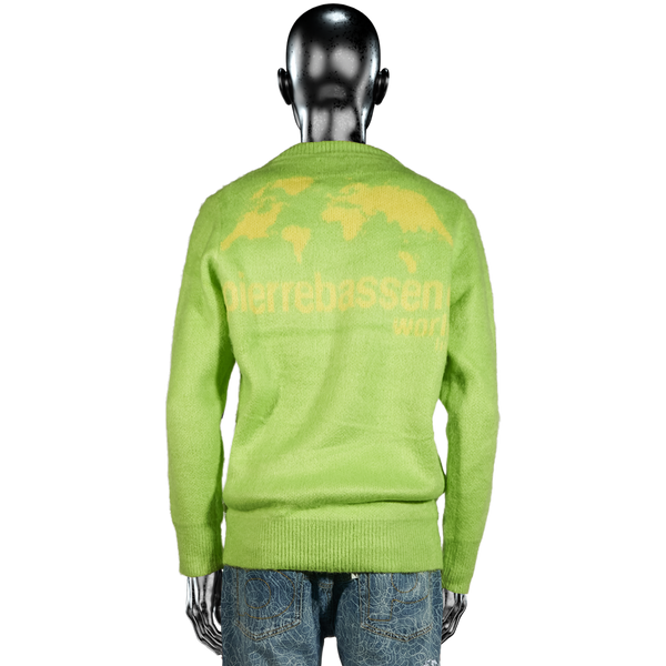 Mohair Sweater - Lime Green