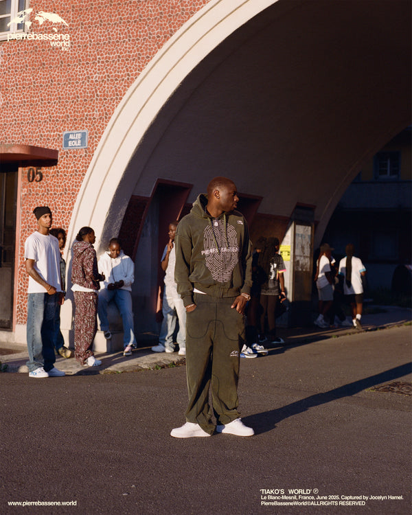 Fingerprint℗ Embroidered Zip Hoodie - Sunset Green