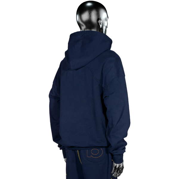 UNI Fingerprint Hoodie℗ - Navy
