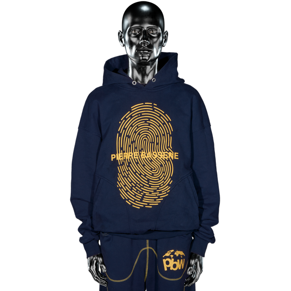 UNI Fingerprint Hoodie℗ - Navy