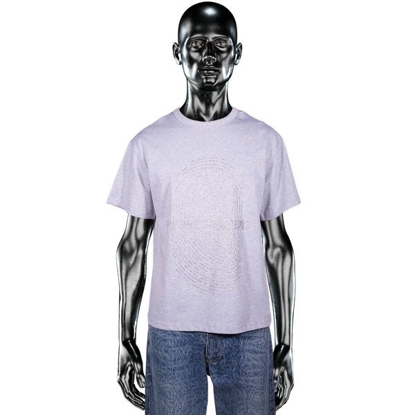 Glitta℗ Fingerprint T-shirt - Heather Grey