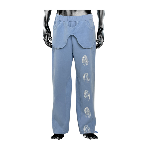 Panelled Sweatpants℗ - Atmosphere Blue
