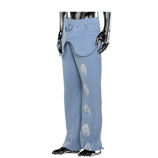Panelled Sweatpants℗ - Atmosphere Blue