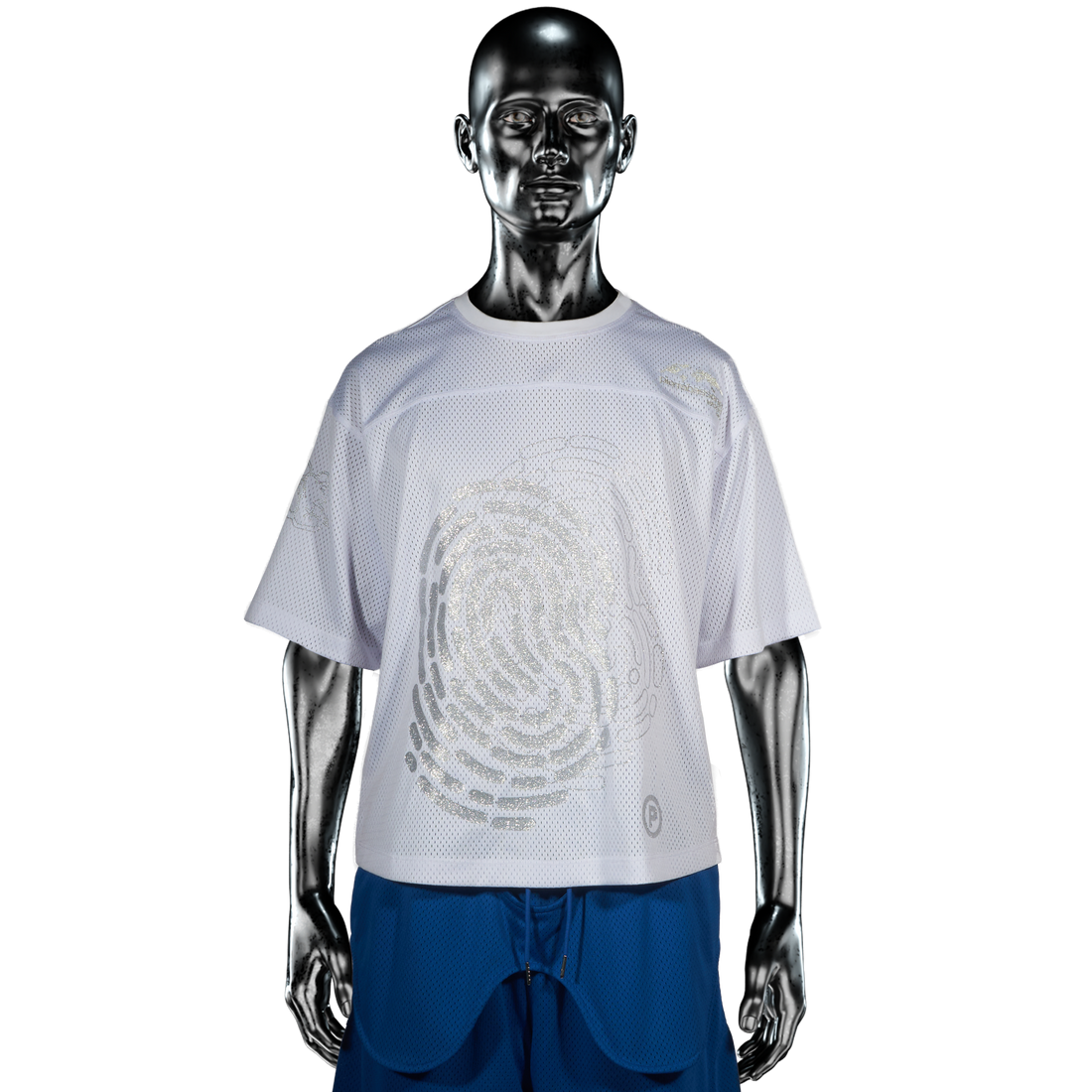 Mesh Fingerprint Jersey℗ - Glitta/White