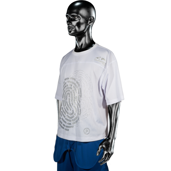 Mesh Fingerprint Jersey℗ - Glitta/White