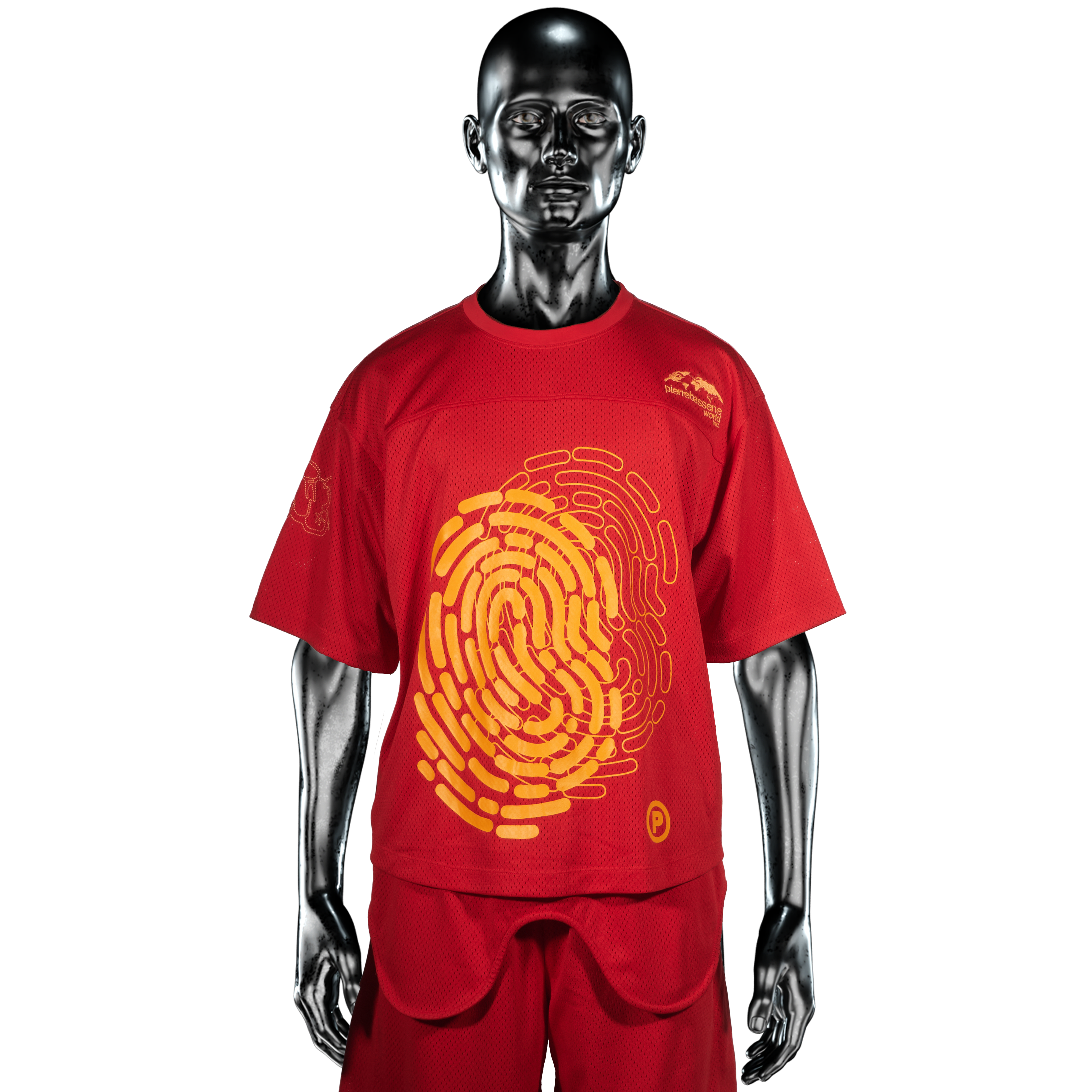 Mesh Fingerprint Jersey℗ - Red/Yellow