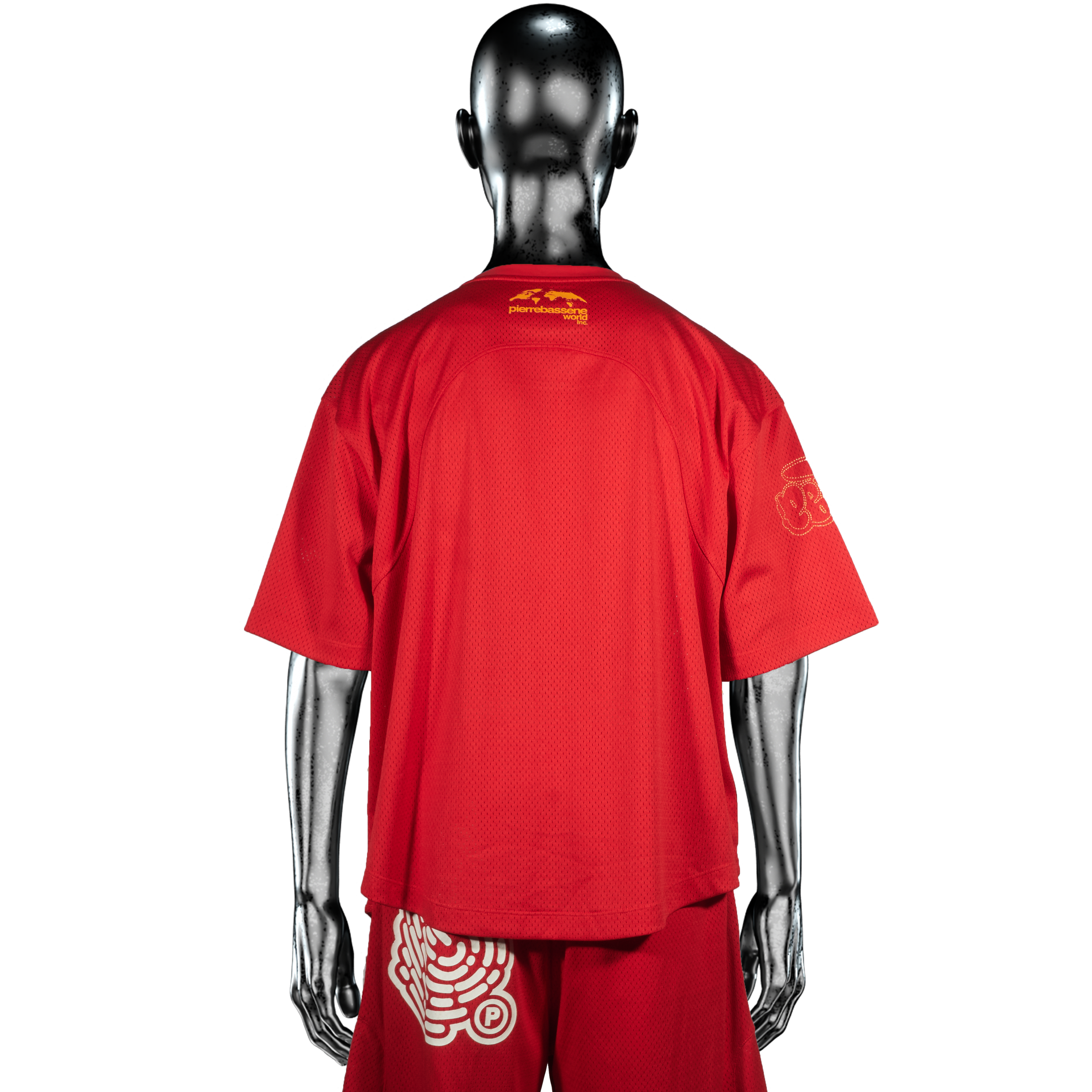 Mesh Fingerprint Jersey℗ - Red/Yellow