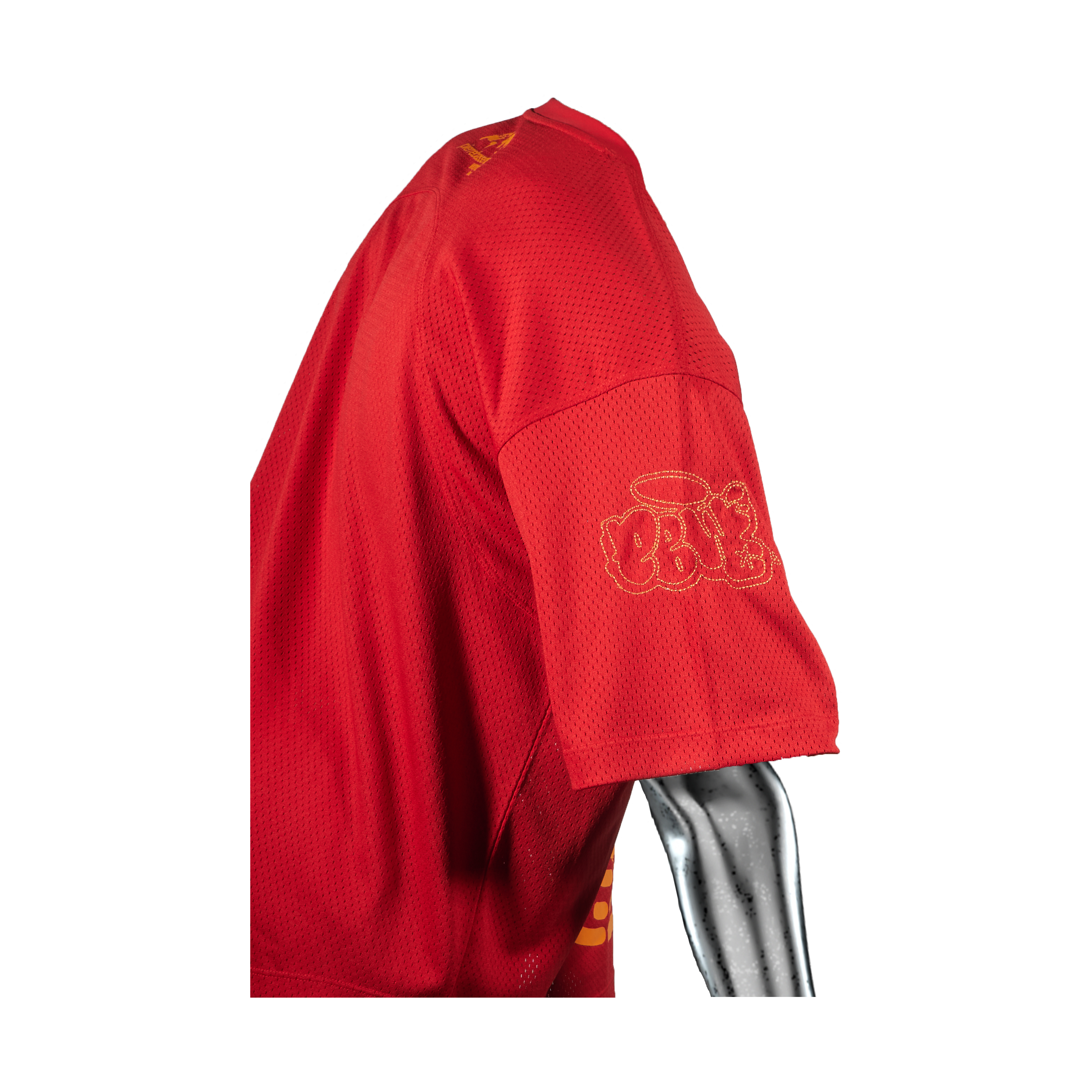 Mesh Fingerprint Jersey℗ - Red/Yellow