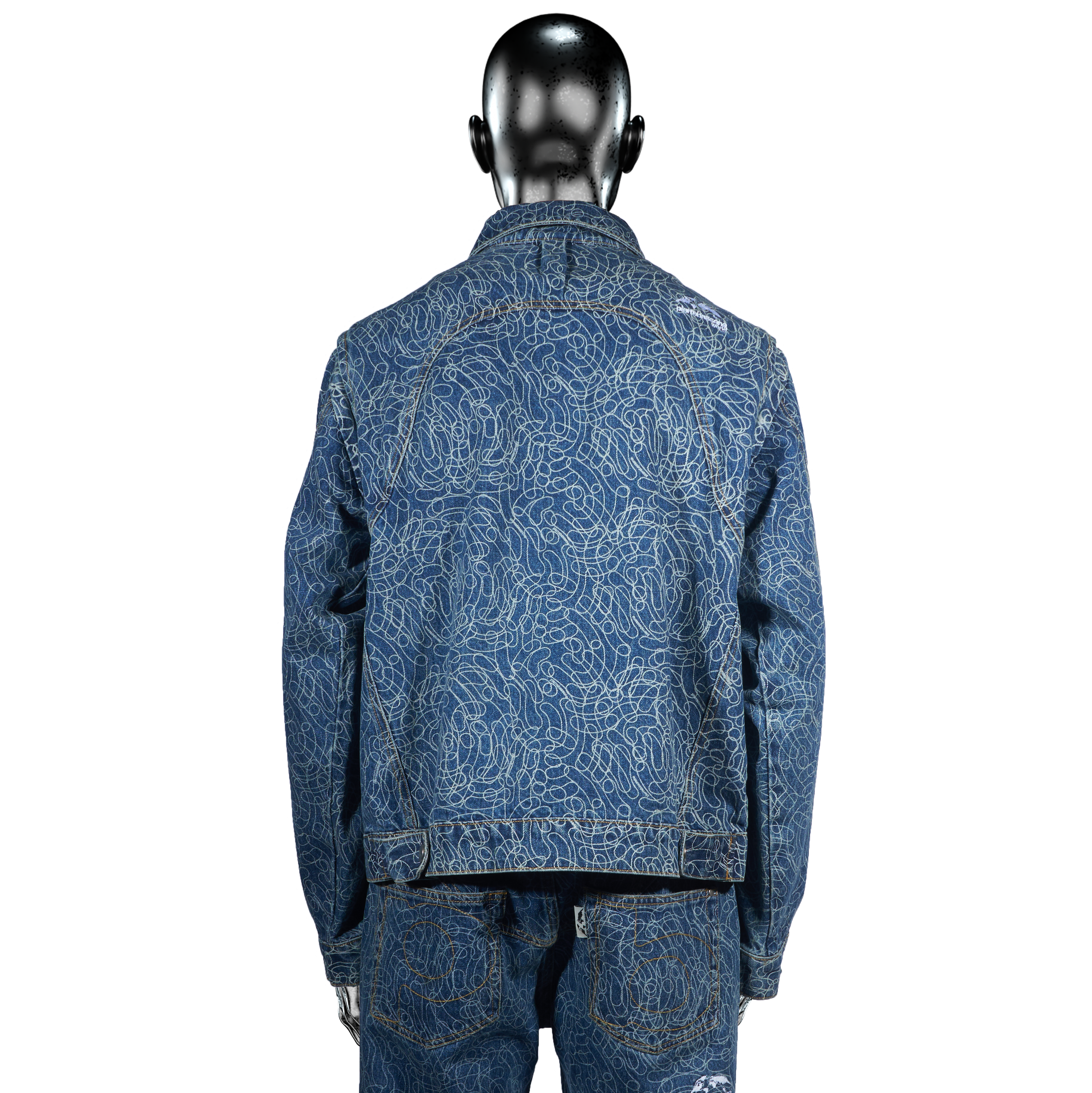 DigiCamo℗ Vintage Wash Denim Jacket - Light Blue