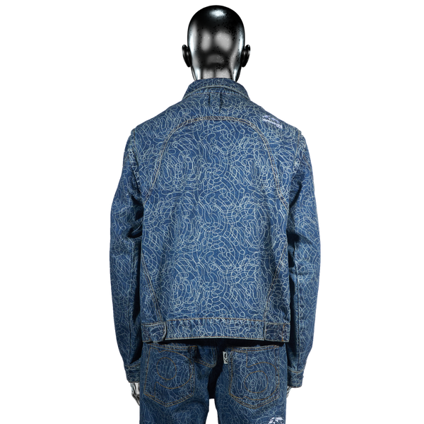 DigiCamo℗ Vintage Wash Denim Jacket - Light Blue