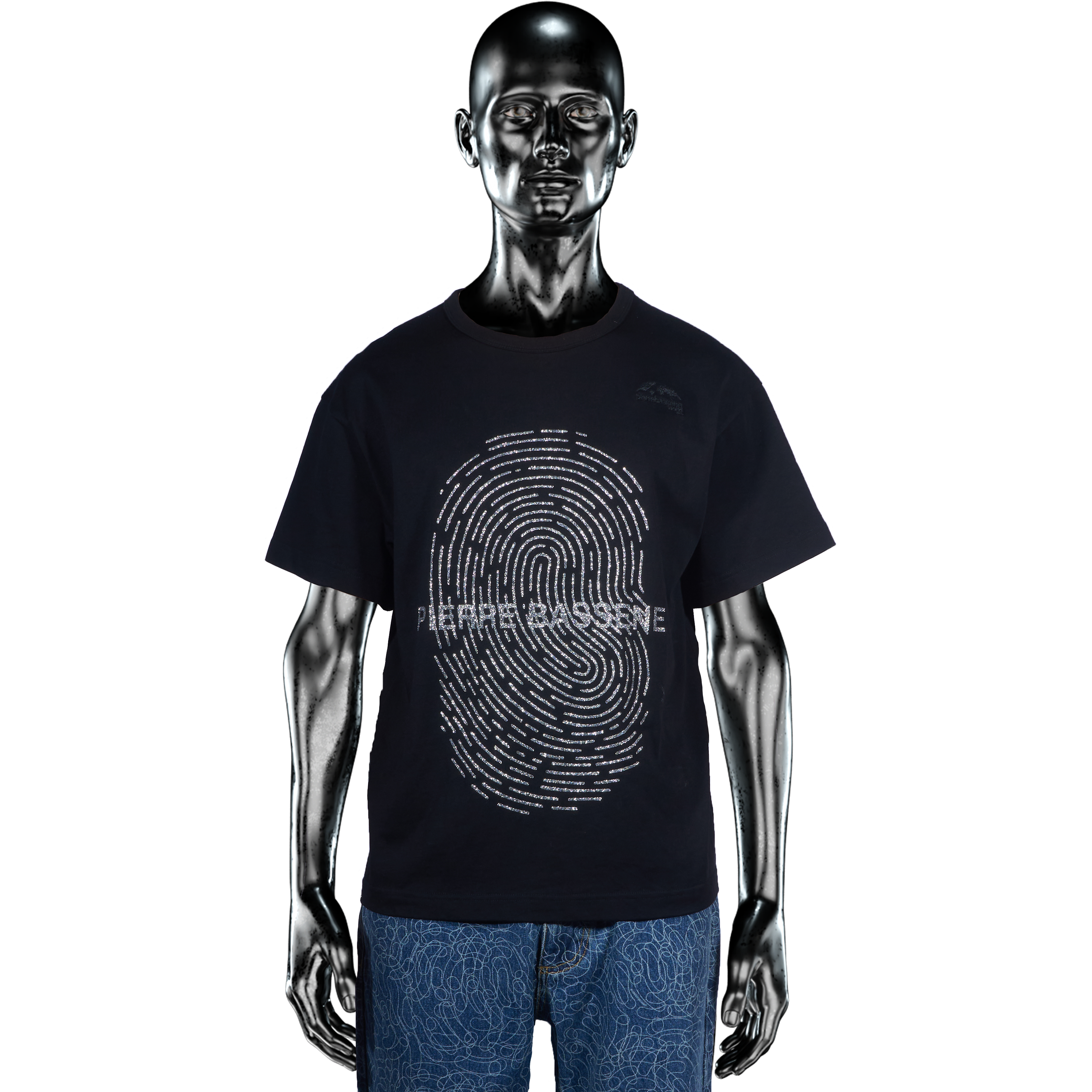GLITTA℗ Fingerprint T-shirt - Black (2025)