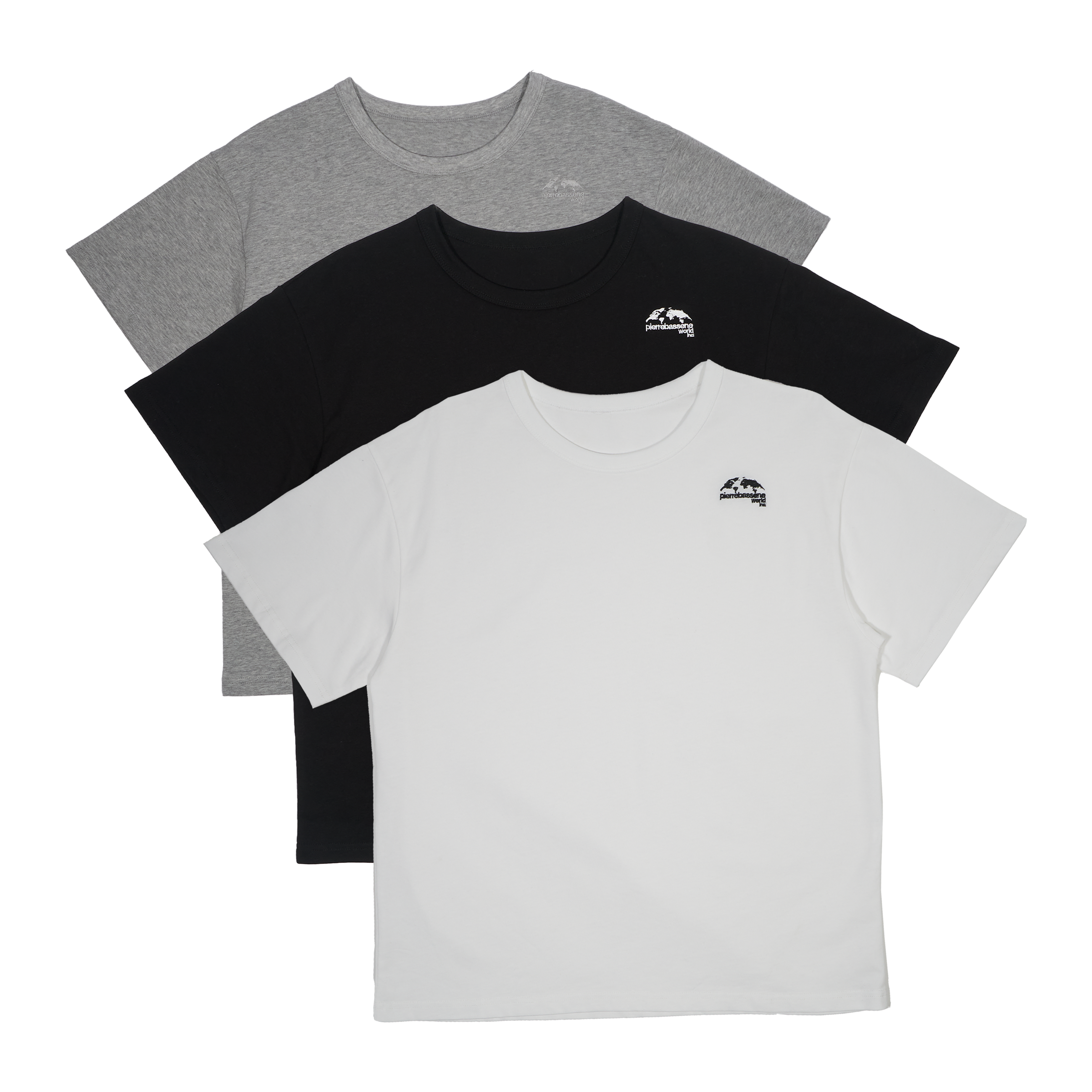 3PACK Classic℗ T-shirt - Heather Grey / Black / White