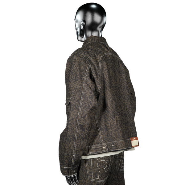 DigiCamo℗ Raw Denim Jacket - Dark Blue