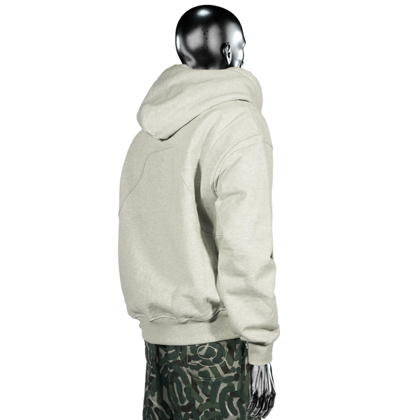 Zip Hoodie - GLITTA℗ Heather Grey