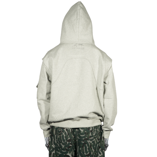 Zip Hoodie - GLITTA℗ Heather Grey