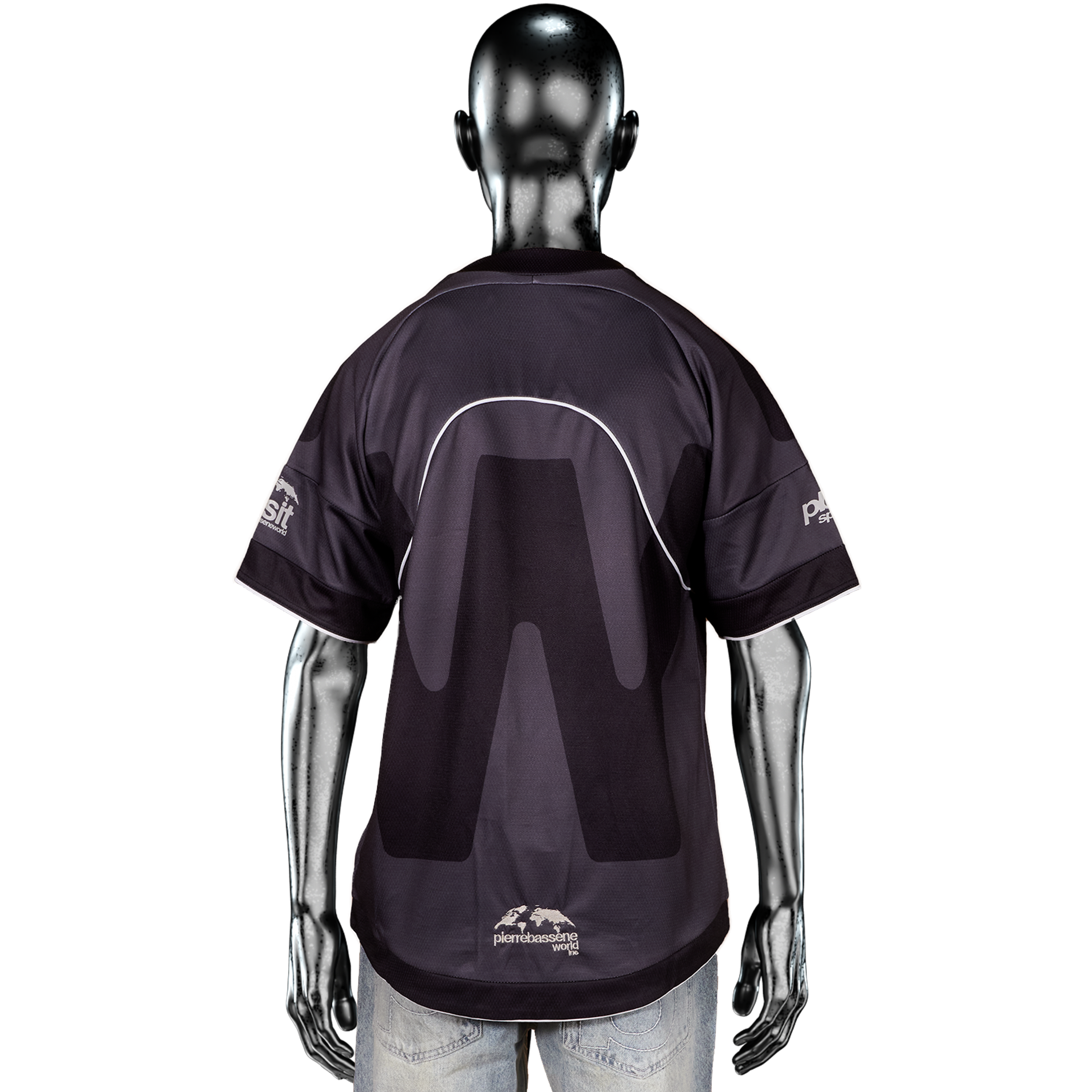 'PBW' Soccer Jersey℗ - Black