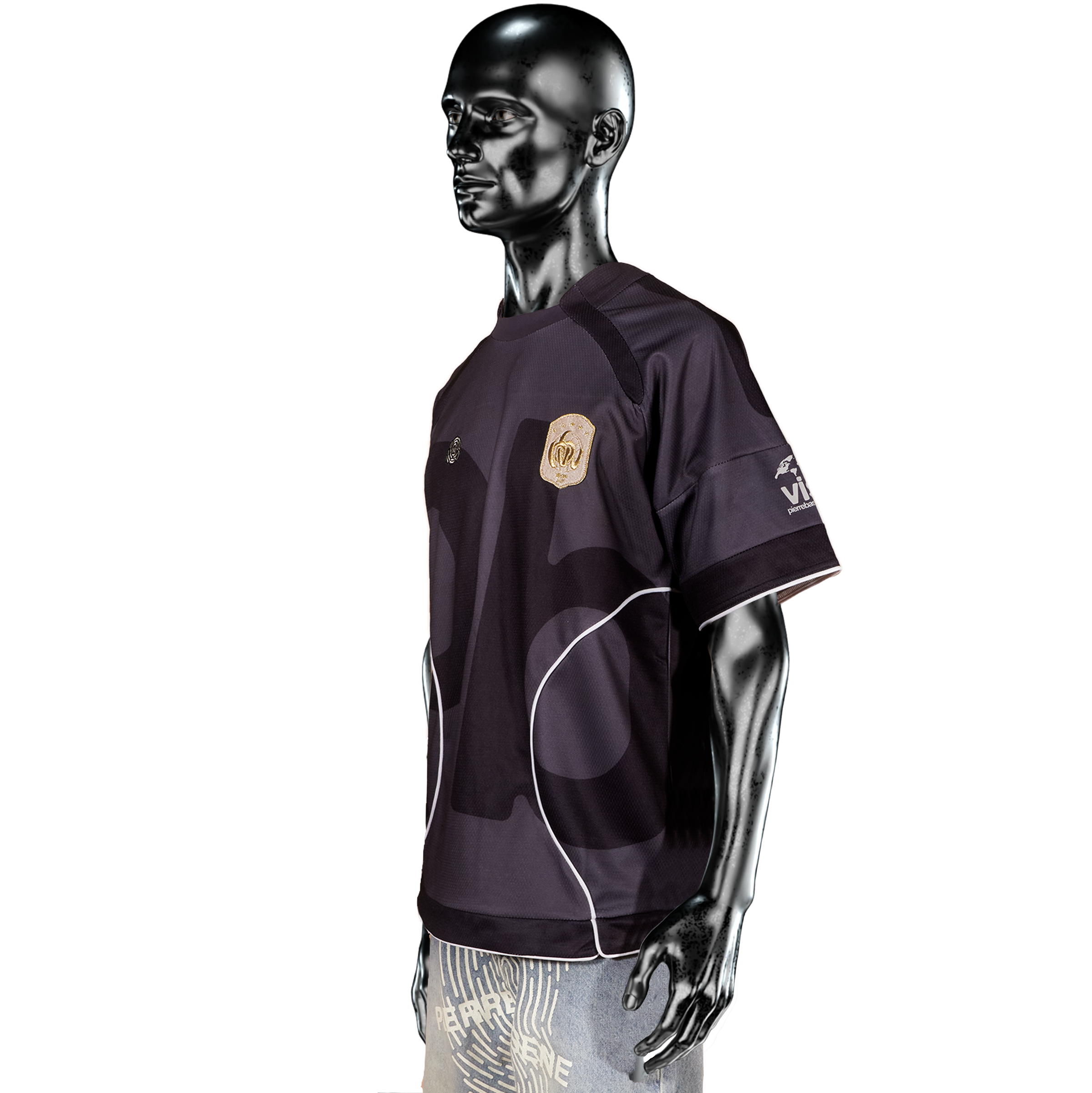 'PBW' Soccer Jersey℗ - Black