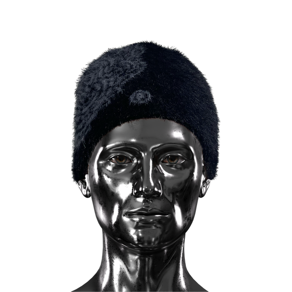 Mohair Beanie  - Charcoal