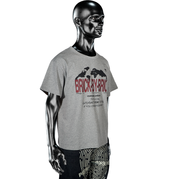 Brick℗ Hotline T-shirt - Heather Grey