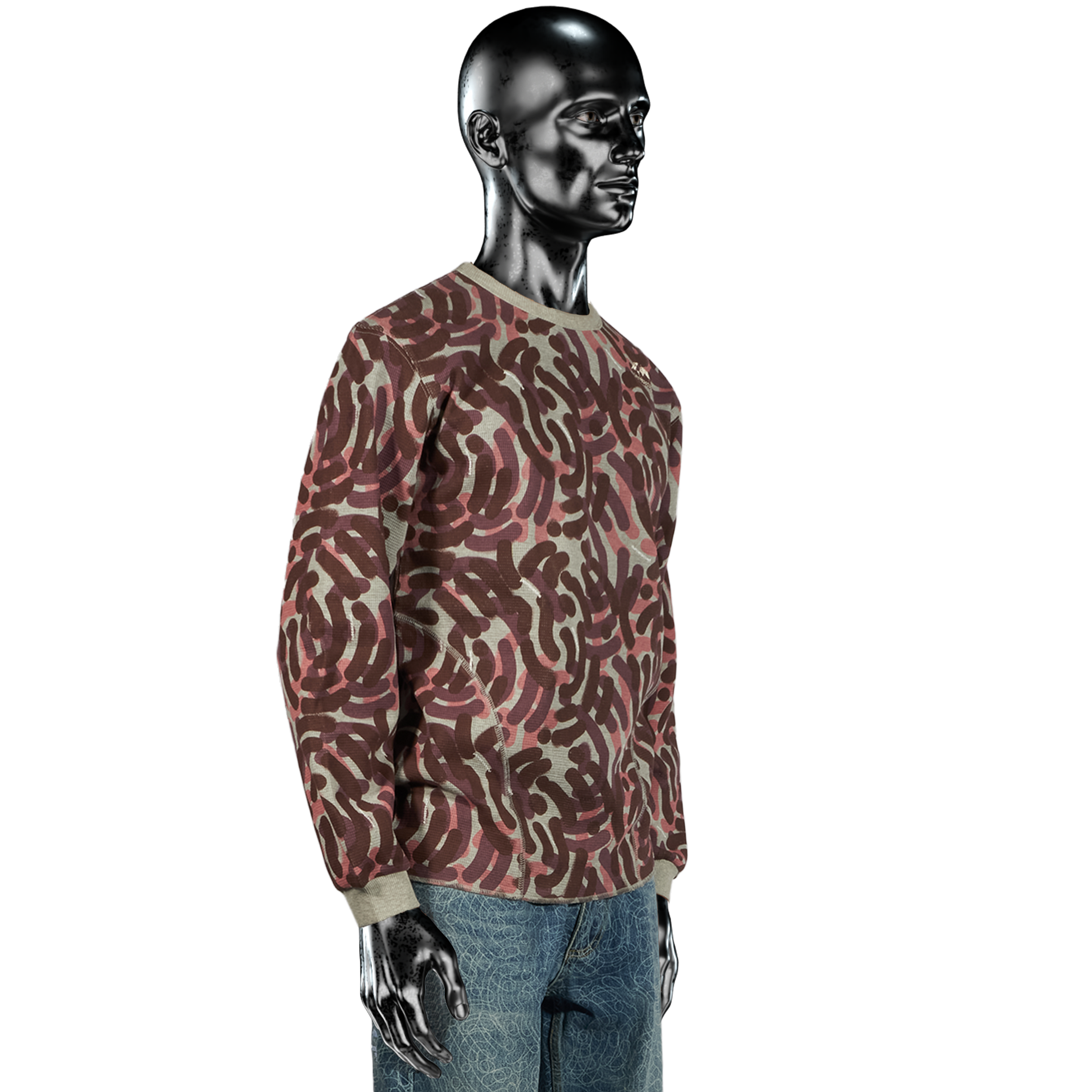 CityCamo℗ Thermal Longsleeve - Burgundy