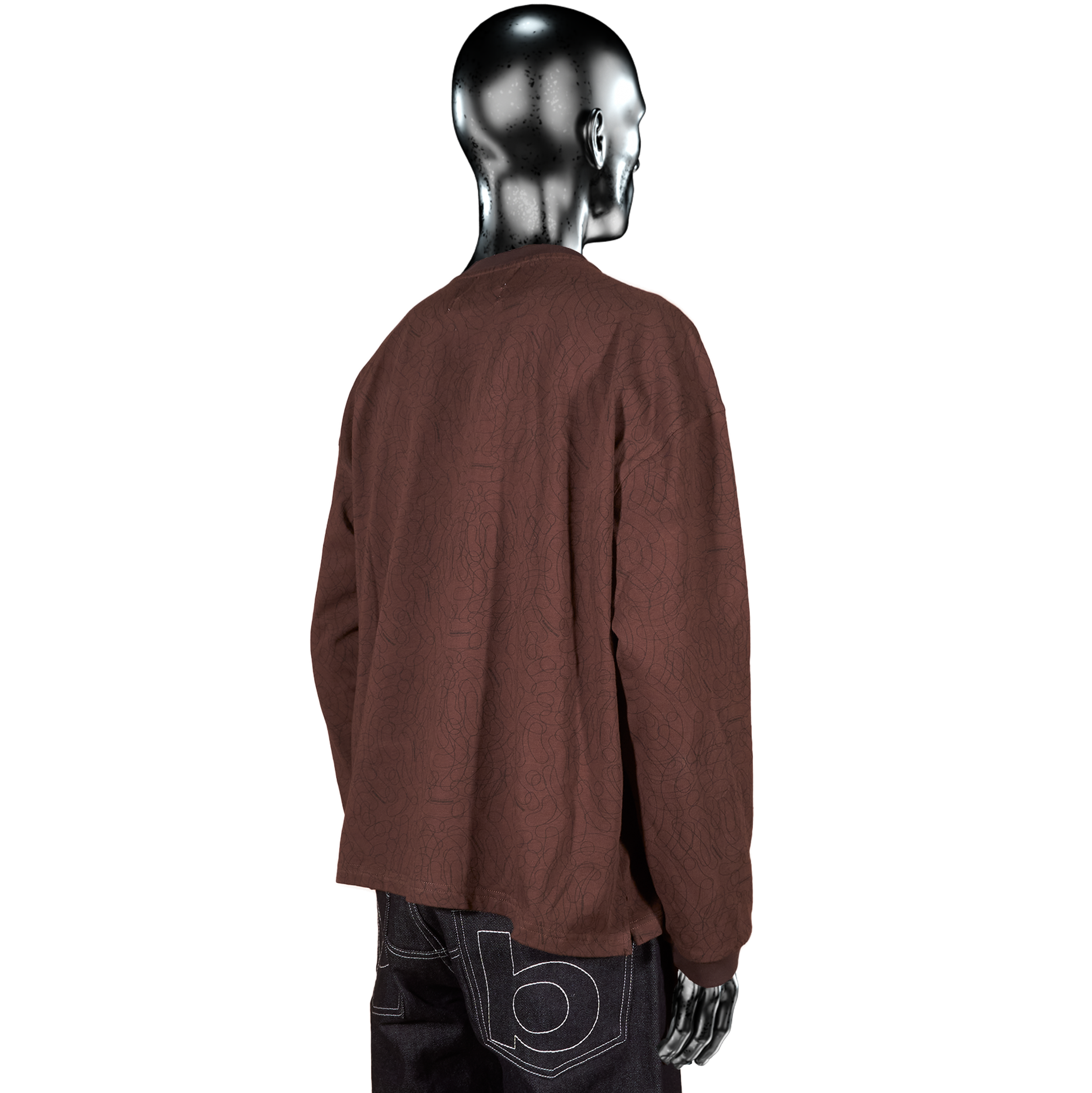 Longsleeve T-shirt - Brown Digital Camo℗