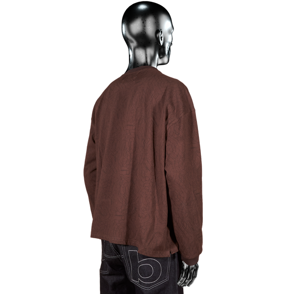 Longsleeve T-shirt - Brown Digital Camo℗