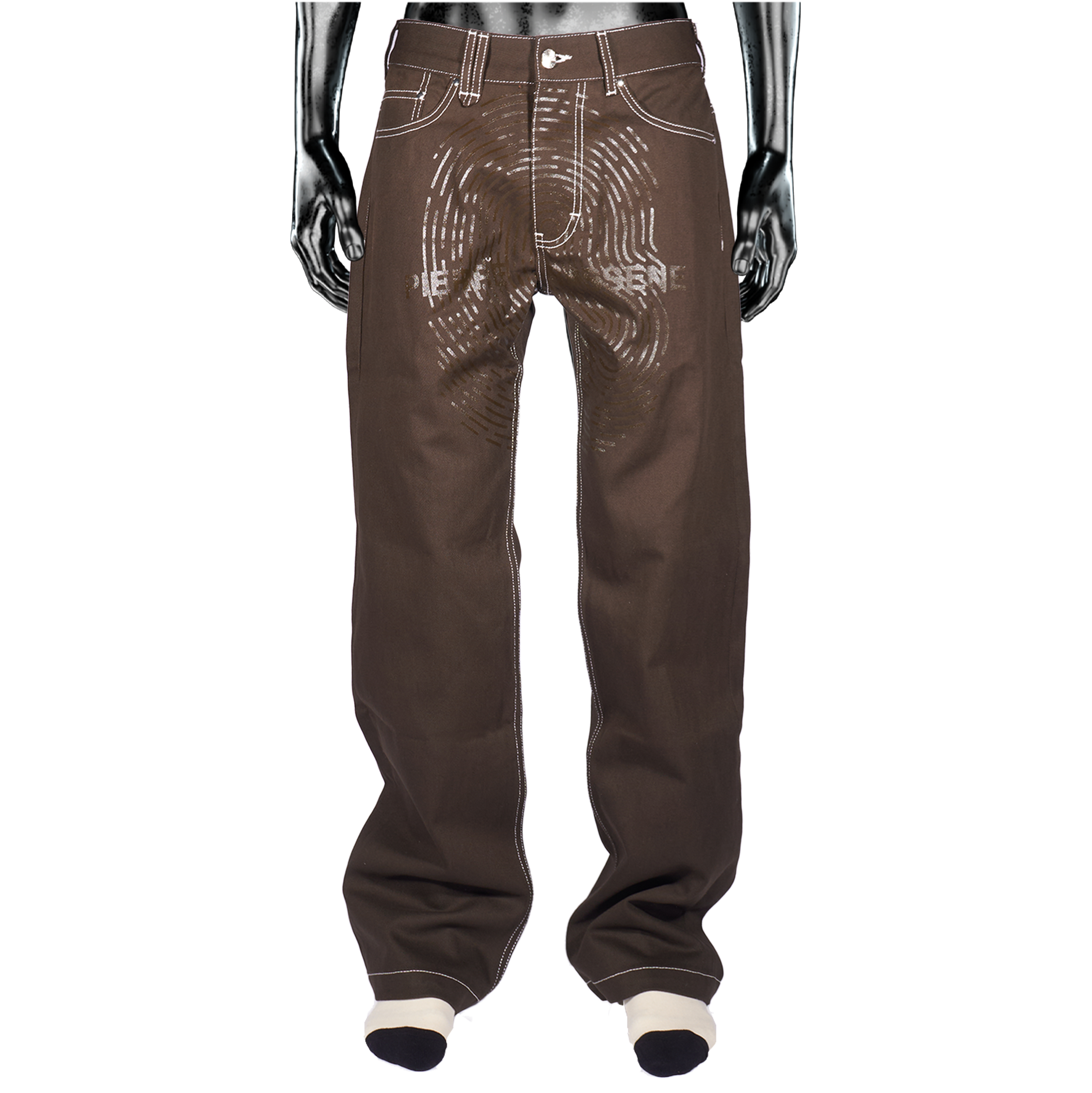 Fingerprint Denim - Mud Brown