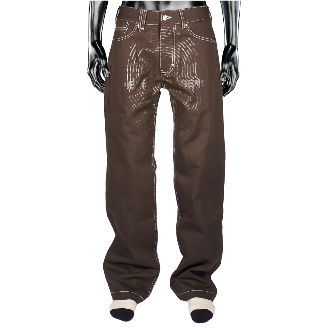 Fingerprint Denim - Mud Brown