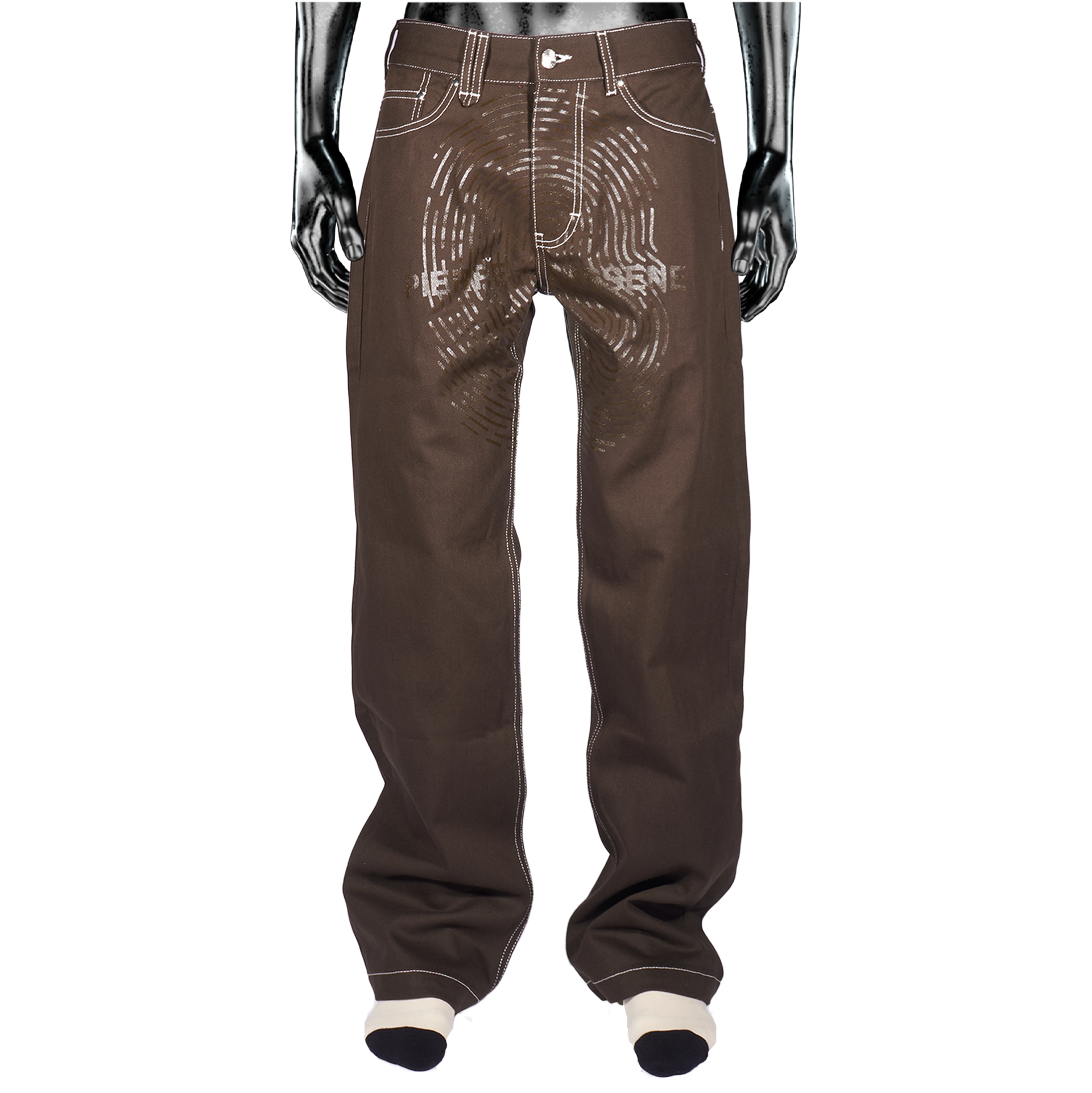 Fingerprint Denim - Mud Brown – PierreBasseneWorld
