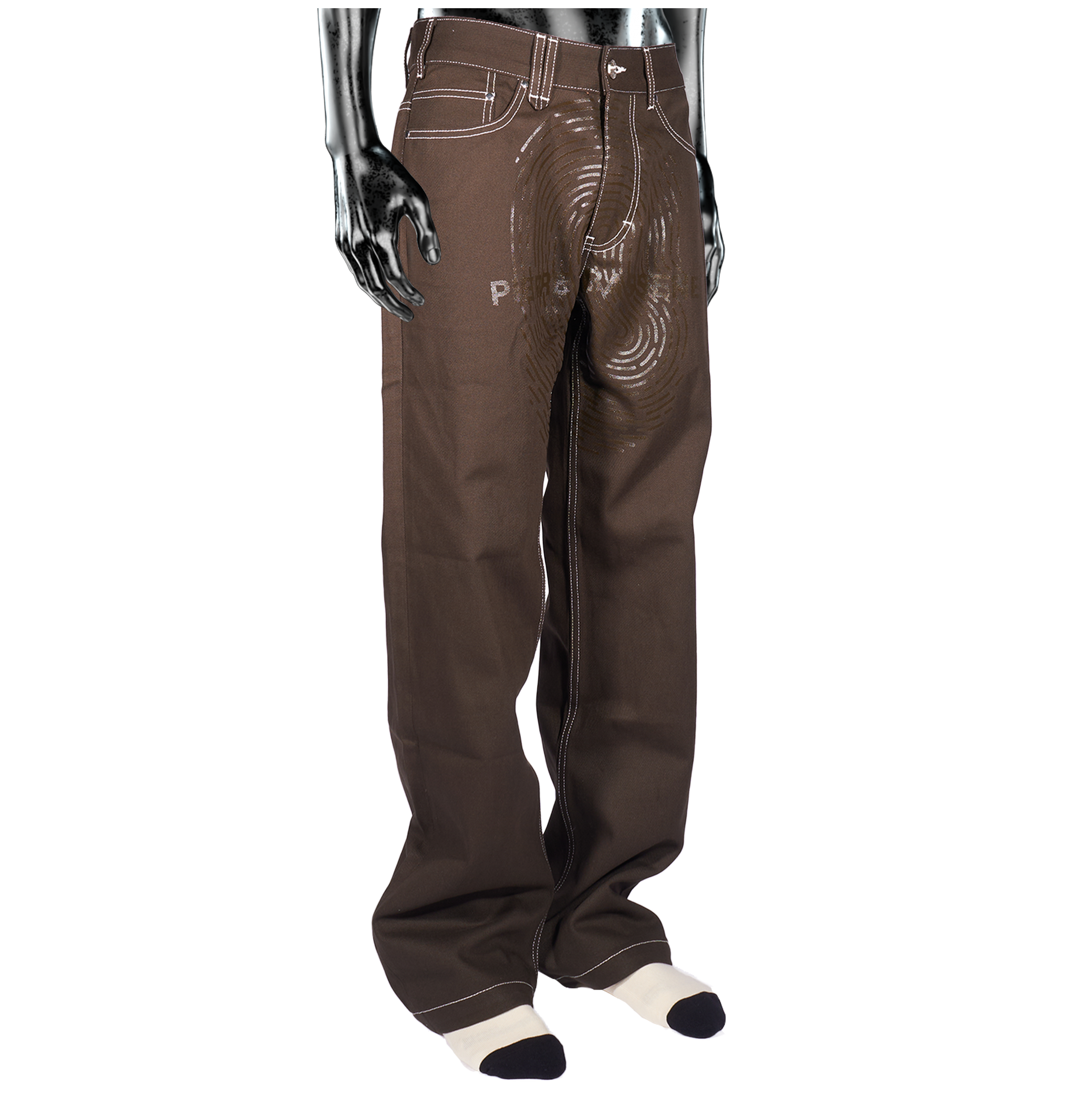 Fingerprint Denim - Mud Brown