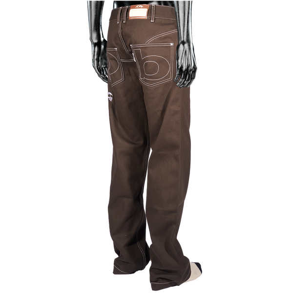 Fingerprint Denim - Mud Brown